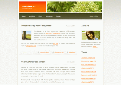 Terra Firma - Free Website Template