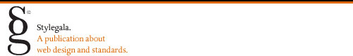 Stylegala - Best CSS and Flash Web Galleries