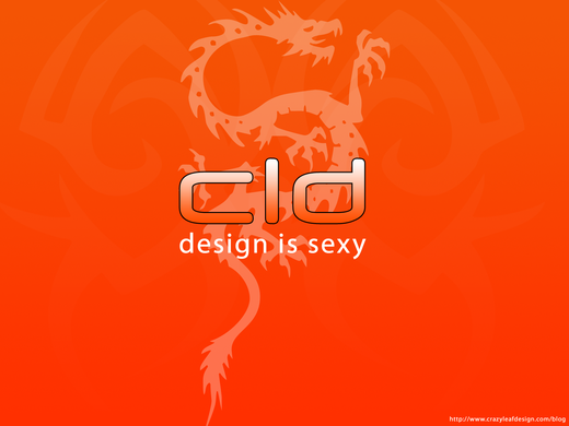 CLD Design is Sexy Extravagant Orange Wallpaper