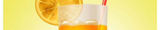 Create a Sweet Refreshing Orange Juice in Photoshop