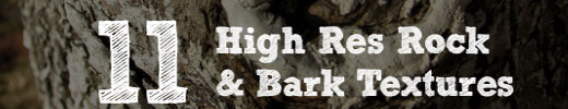 Freebie: 11 High Res Rock & Bark Textures