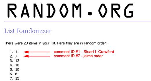 UPrinting Giveaway Winner