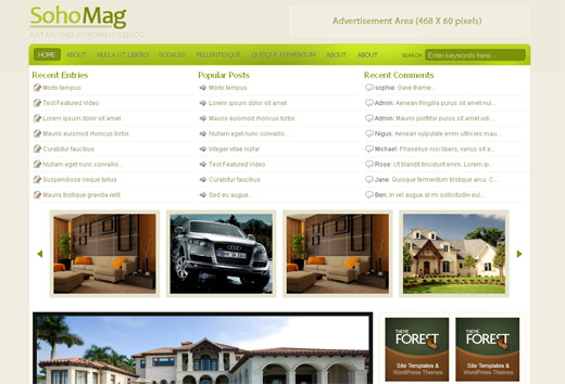 SohoMag - Free WordPress Theme