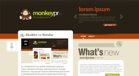MonkeyPR - Free WordPress Theme MonkeyPR - Free WordPress Theme