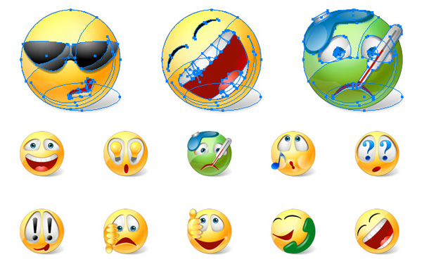 Vectorial Emoticons