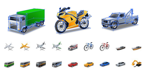 Transport Vector Icons