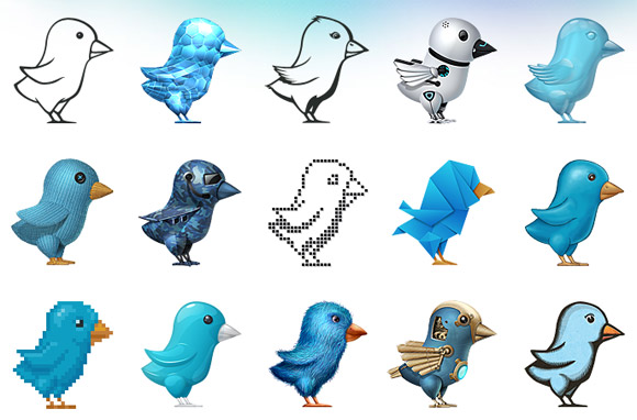 Free Twitter Icons Header