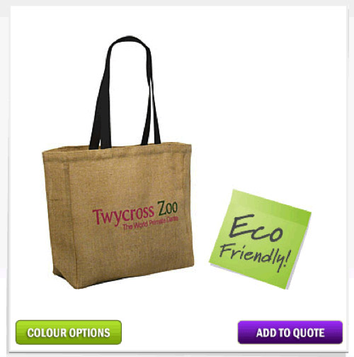 jute tote, cool promotional bag