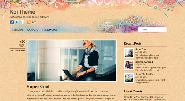 Koi - Free WordPress Theme