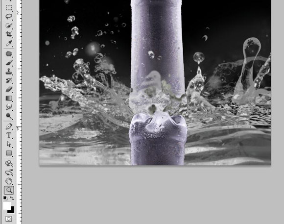 Bottle Ad Photoshop Tutorial - Step 12