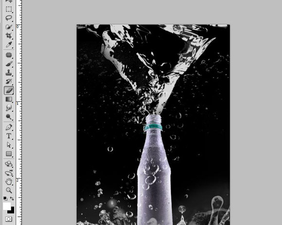 Bottle Ad Photoshop Tutorial - Step 14