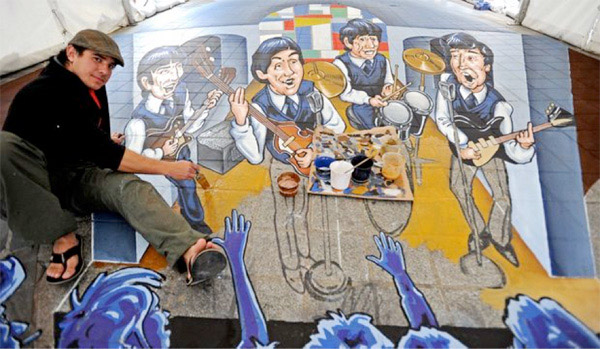 the beatles street art