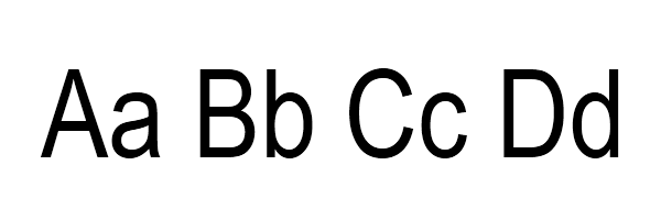 Sans-Serif Font
