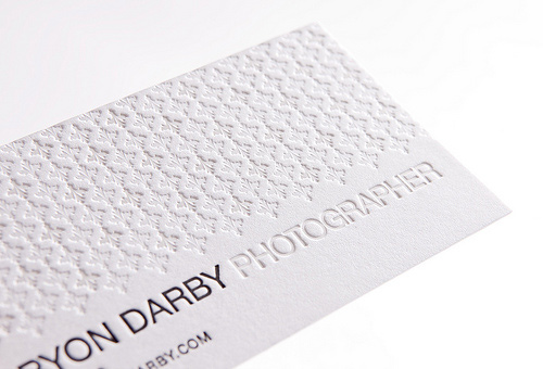 bryon darby photography business card