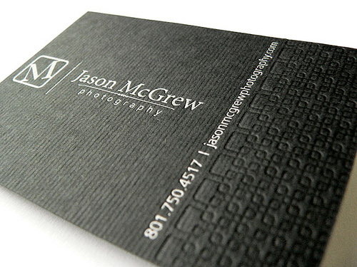 jason mcgrew photography business card