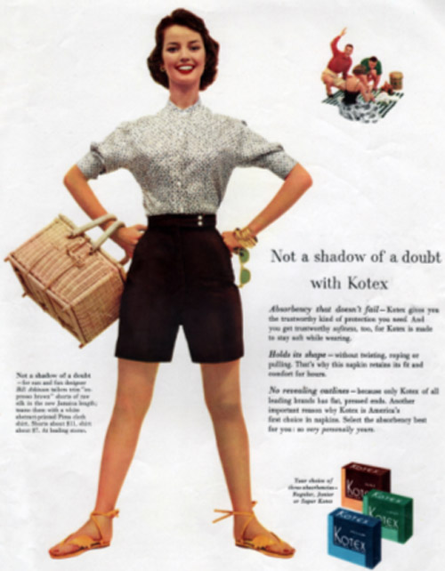 Kotex Vintage Ad