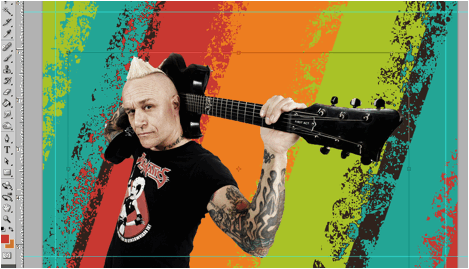 Rock Music Flyer Photoshop Tutorial - Step 15 Rock Music Flyer Photoshop Tutorial - Step 15
