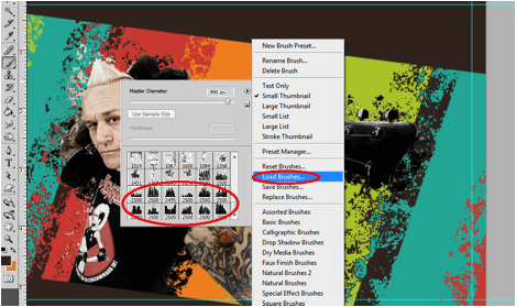 Rock Music Flyer Photoshop Tutorial - Step 18 Rock Music Flyer Photoshop Tutorial - Step 18