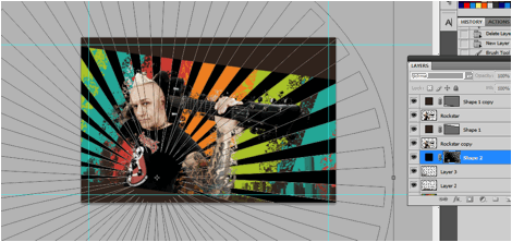 Rock Music Flyer Photoshop Tutorial - Step 20 Rock Music Flyer Photoshop Tutorial - Step 20