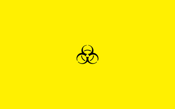 Biological hazard minimal wallpaper Biological hazard minimal wallpaper