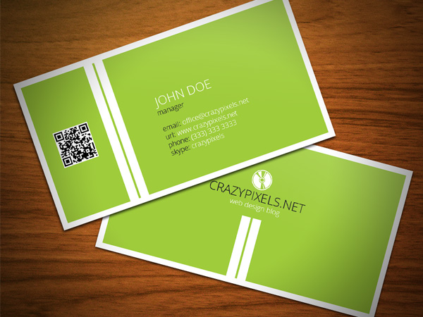 Business Card Giveaway Example 2