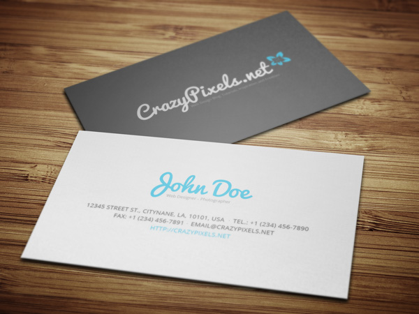 Business Card Giveaway Example 3