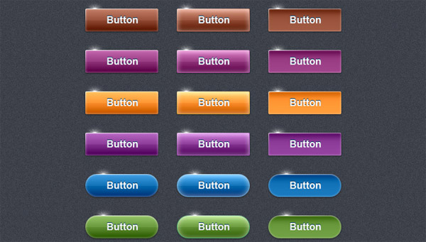 Shiny buttons