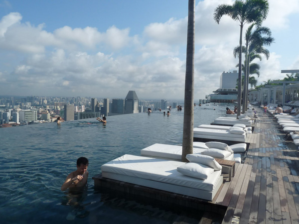Sky Park Singapore Pool View