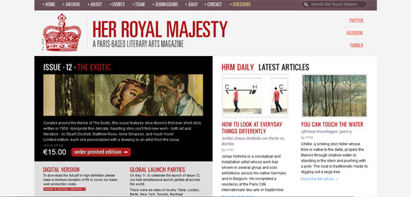 Her Royal Majesty