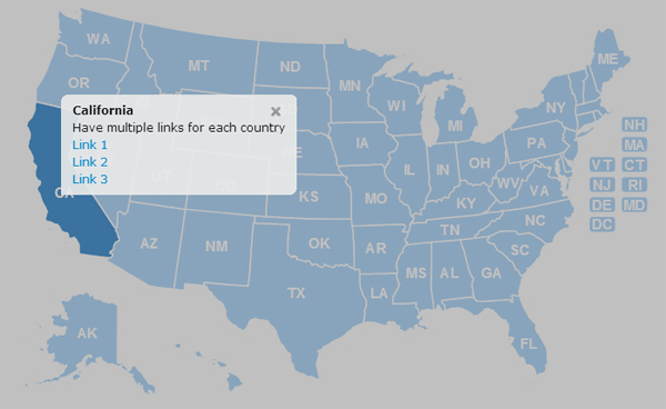 Multiple Links Map Multiple Links Map