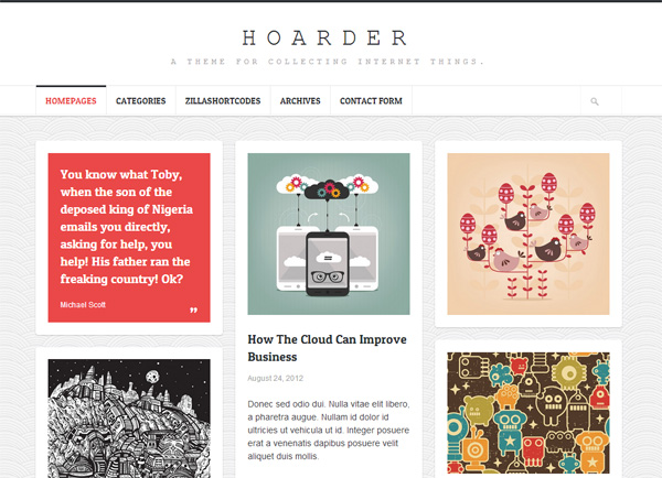 Hoarder WordPress Theme