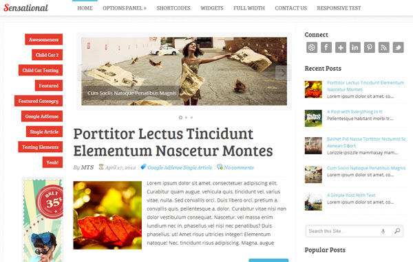 Sensational WordPress Theme