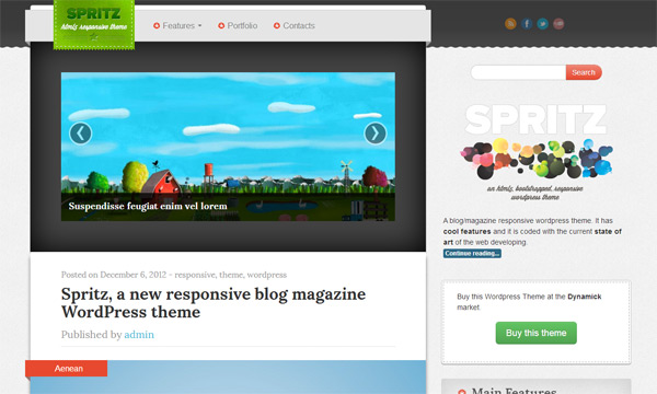 Spritz WordPress Theme