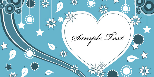 Lovely Vector Greeting Card