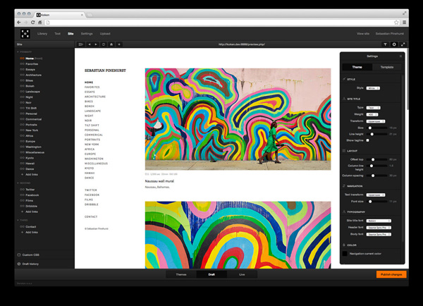 Koken Site Component