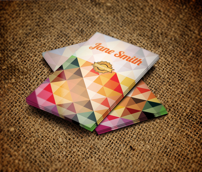 Polygon Business Card Template