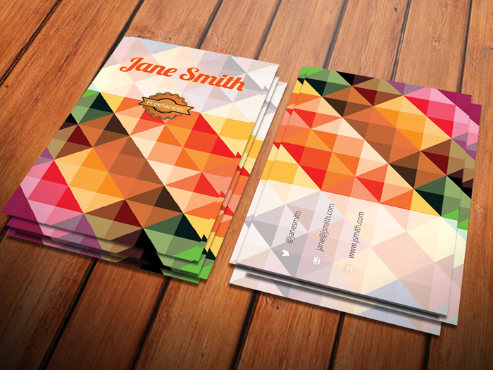 Polygon Business Card Template