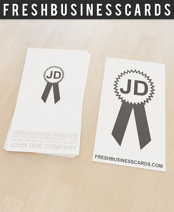 Badge business card template