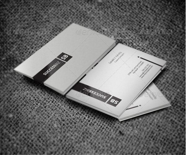 Minimal premium business card template