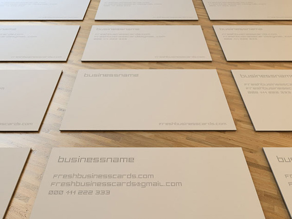 Dot minimal business card