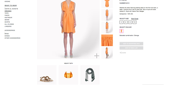 Stella McCartney - Product Page Designs