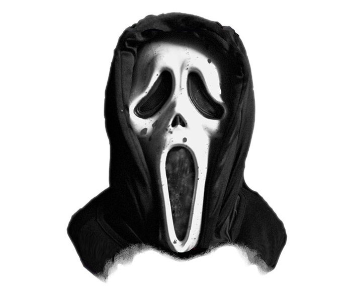 Ghoul Scream Mask Tattoo.