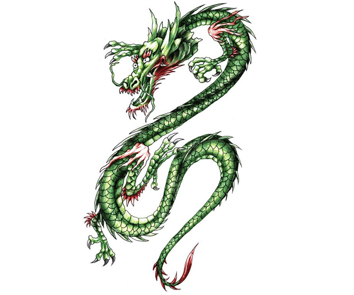 Supreme Dragon Tattoo