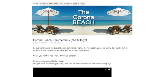 The Corona Beach