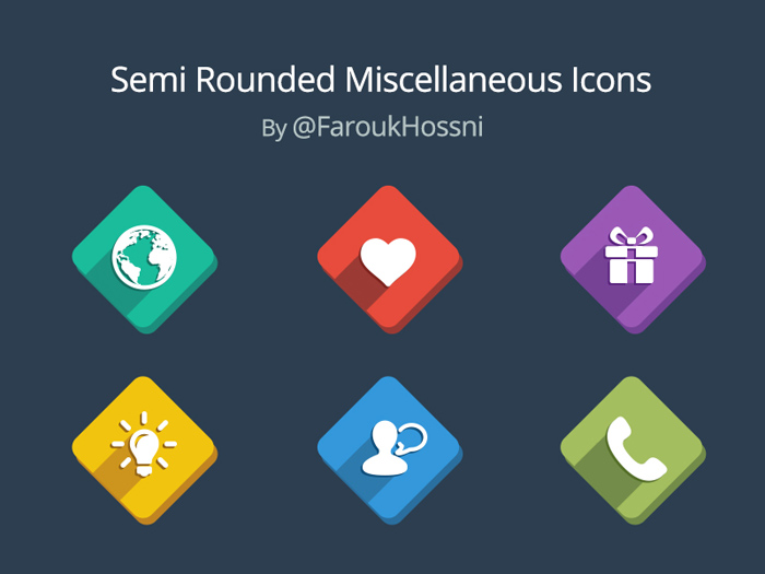 Long Shadow Icons by Farouk Hosni Follow