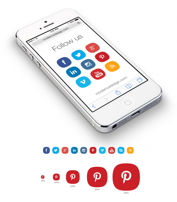 Free Social Media Icons v2