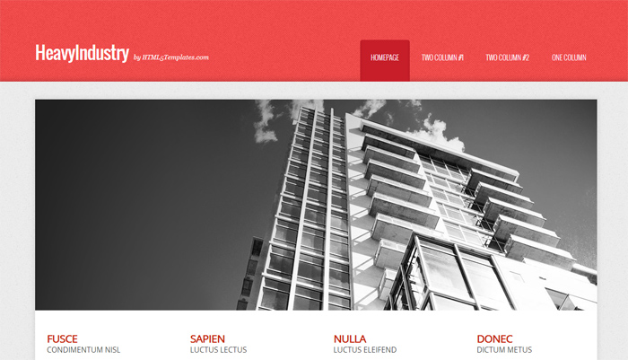 Heavy Industry HTML Template