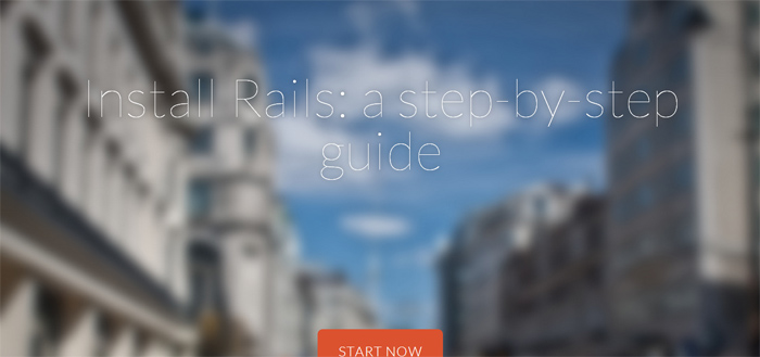 Install Rails