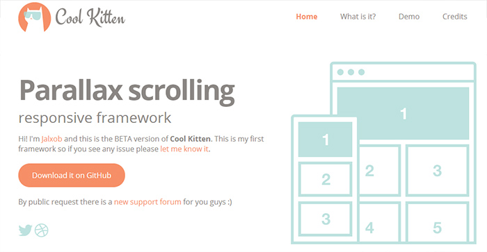 Cool Kitten Parallax Scrolling Framework