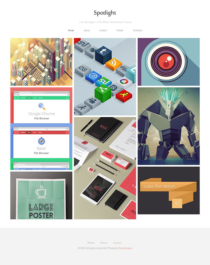 Spotlight Portfolio Theme